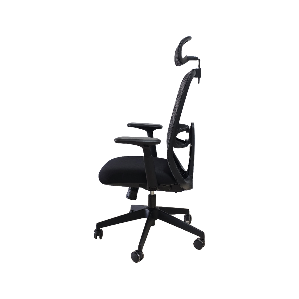 SILLON EJECUTIVO AXIS (F28) - MESH NEGRO - TELA NEGRO