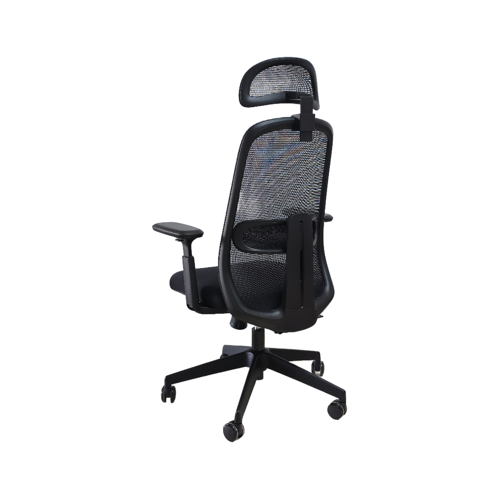 SILLON EJECUTIVO AXIS (F28) - MESH NEGRO - TELA NEGRO