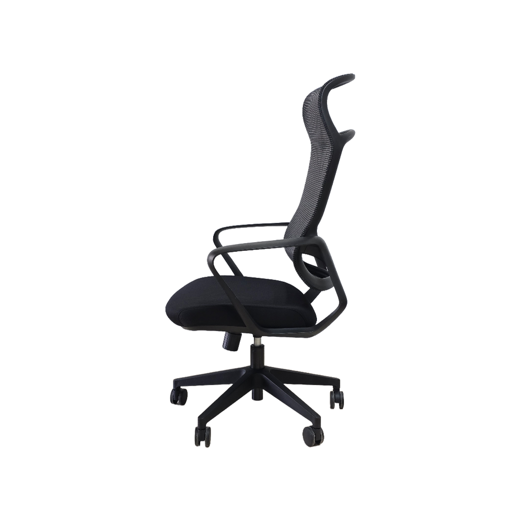 SILLON EJECUTIVO ONDA (F26) - MESH NEGRO - TELA NEGRO 