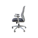 SILLON SEMI EJECUTIVO NEO (F10) - ESTRUCTURA GRIS-  MESH GRIS - TELA GRIS 