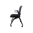 SILLA MULTIUSO CAP(D20) - MESH NEGRO - TELA NEGRA 