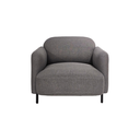 BUTACA MOD. CONVEX (531) - TELA GRIS GRAFITO(M09)- MEDIDAS: 32"X33"X31"