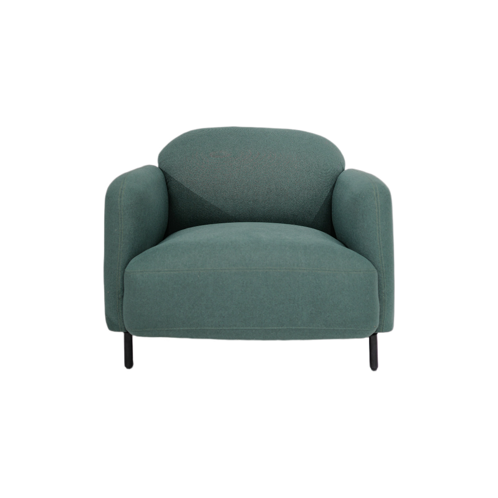 BUTACA MOD. CONVEX (531) - TELA VERDE(ZB06)- MEDIDAS: 32"X33"X31"