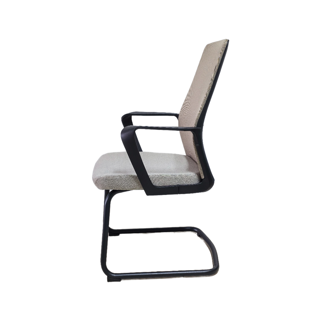 BUTACA EJECUTIVA SEED (F16) - NEGRO - MESH BEIGE - TELA BEIGE