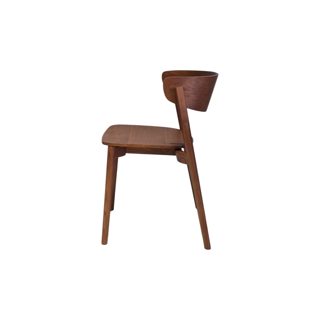 SILLA, MADERA, COLOR NOGAL (ASH 08), MEYCY HOME