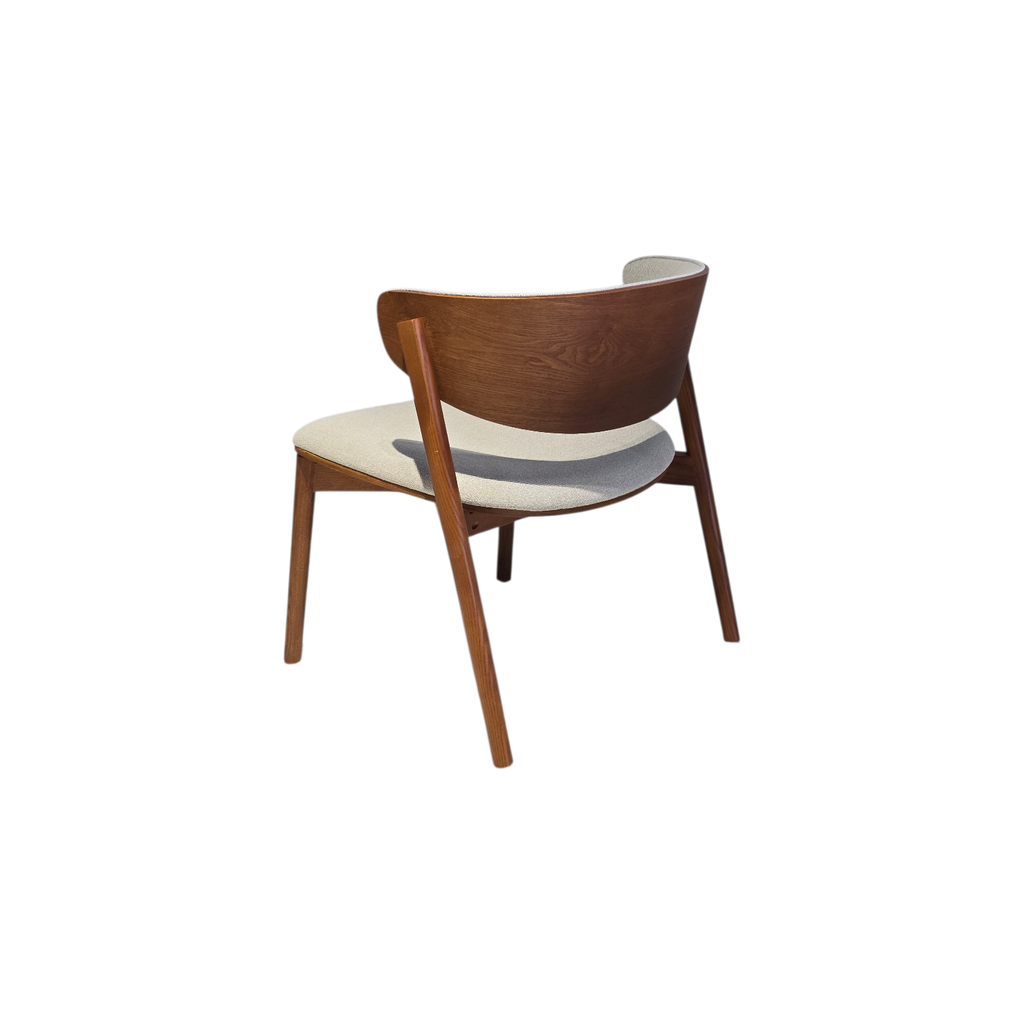 SILLA, MADERA, COLOR NOGAL (ASH 08), TELA: GRIS CLARO (SD659-14), MEYCY HOME