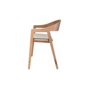 SILLA, MADERA, CEDRO NATURAL, TELA: GRIS CLARO (SD659-14), MEYCY HOME