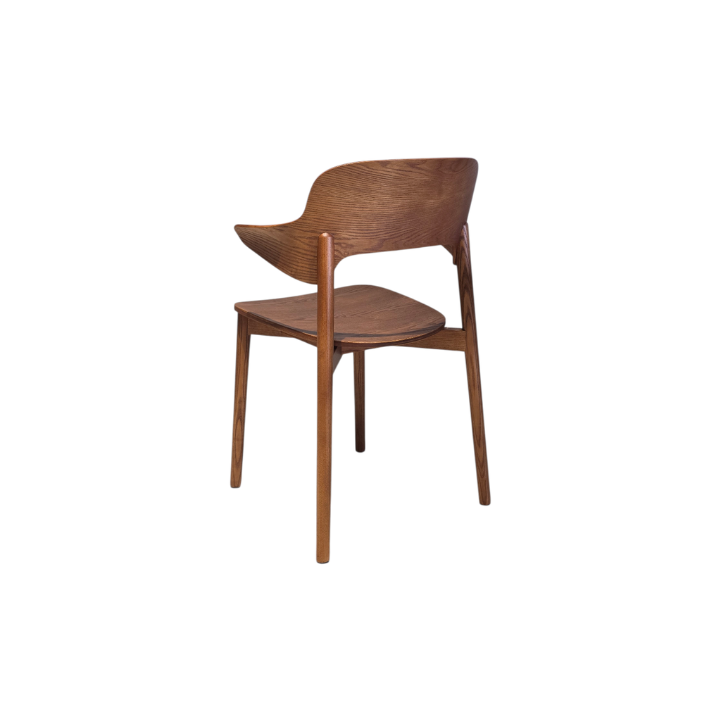 SILLA, MADERA, COLOR NOGAL (ASH 08), MEYCY HOME