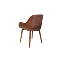 SILLA, MADERA, COLOR NOGAL (ASH 08), TELA: GRIS CLARO (SD659-14), MEYCY HOME