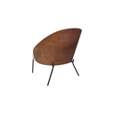 BUTACA MADERA, COLOR NOGAL (ASH 08), LOUNGE, TELA: GRIS OSCURO (SD659-15), MEYCY HOME