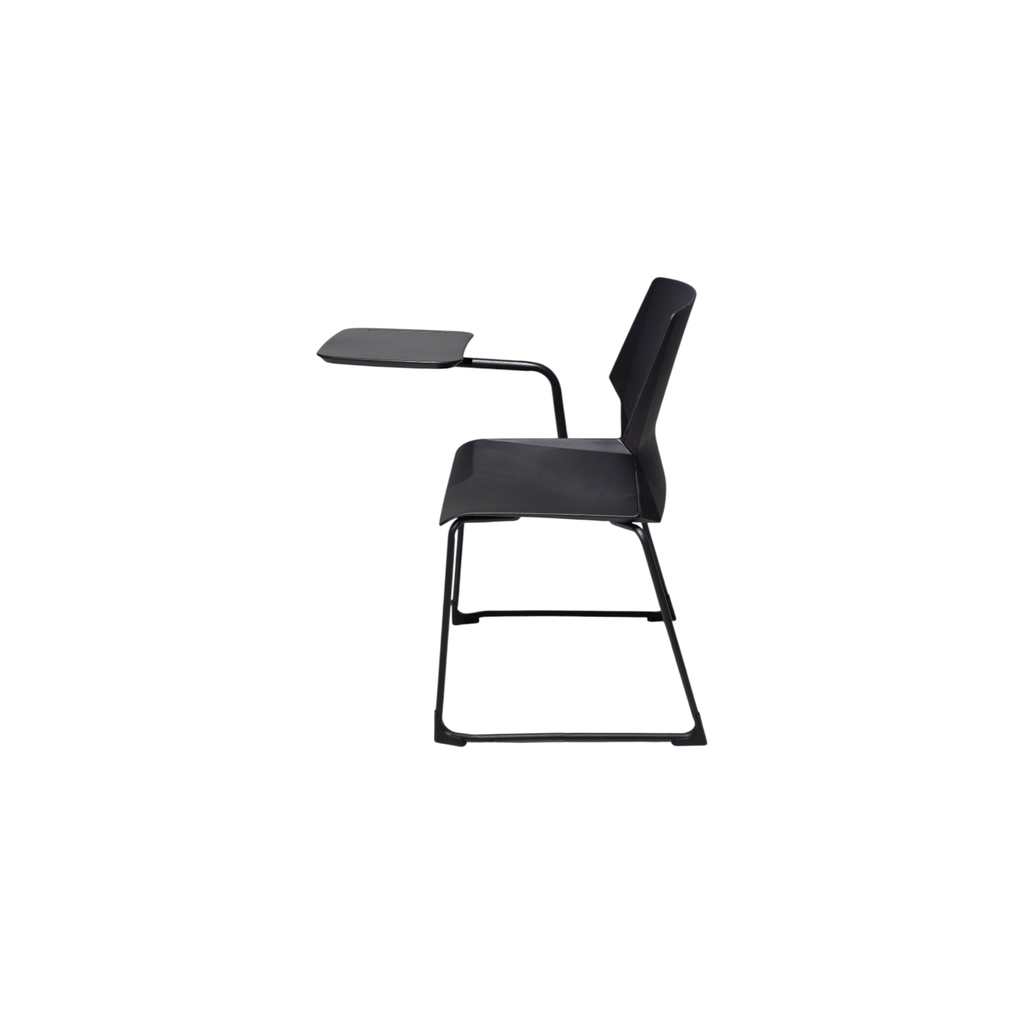SILLA MOD. STUD 588 - Plástico NEGRO - pieza pupitre derecho- bandeja porta lápiz  