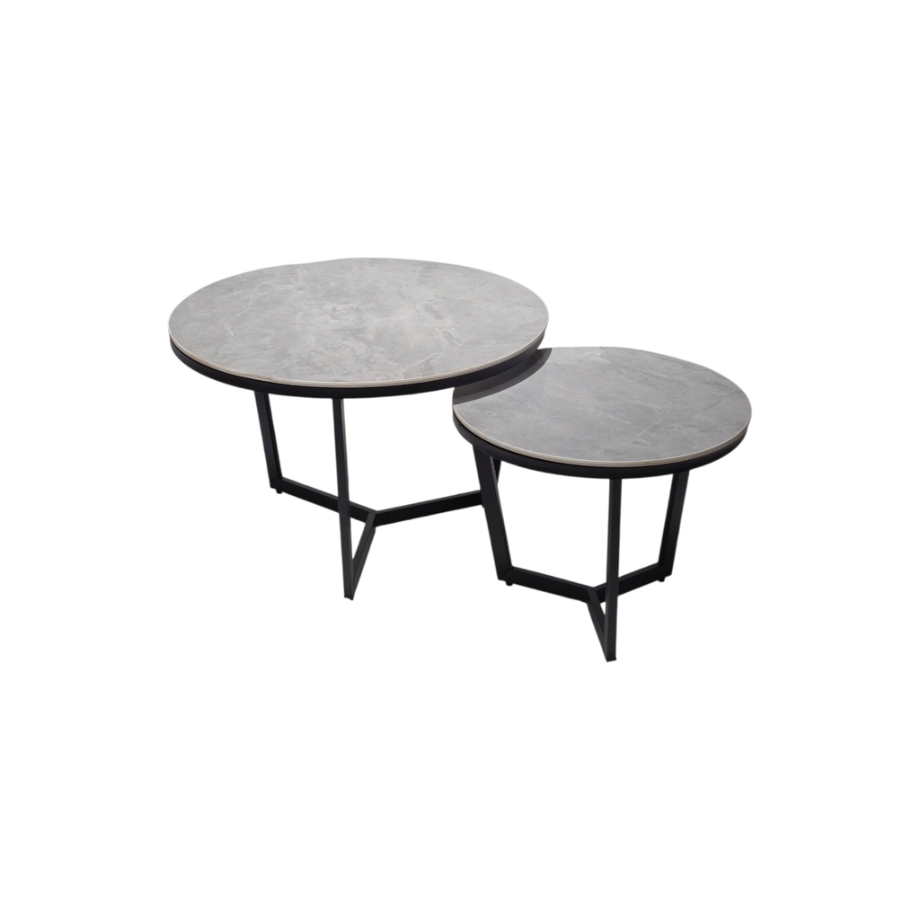 MESA DE CENTRO MOD. 626 GRIS - NEGRO
