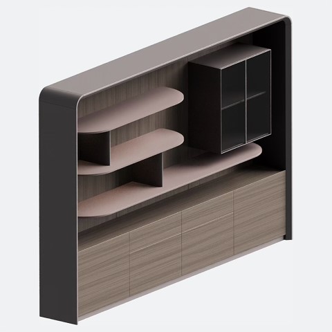 ESTANTE EJECUTIVO VOLUME 119"X 79" (S04B-30)