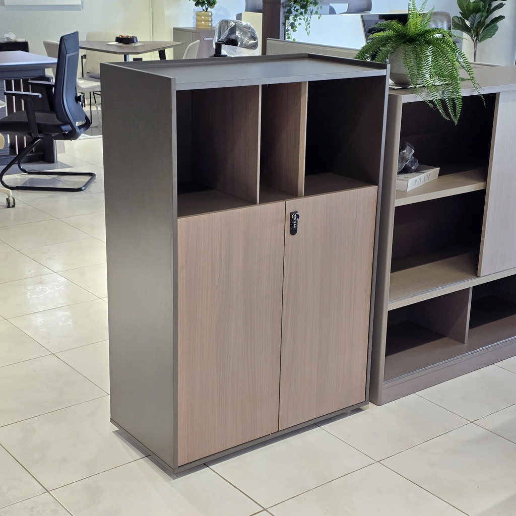 ESTANTE EJECUTIVO ELEMENT- ROBLE  - 16"X 32"X48" (SY-SG8808-80) 