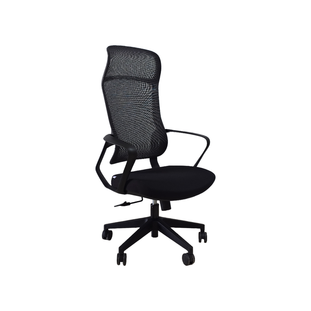 SILLON EJECUTIVO ONDA (F26) - MESH NEGRO - TELA NEGRO 