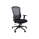 SILLON SEMI EJECUTIVO NEO (F10) - MESH NEGRO - TELA NEGRO 