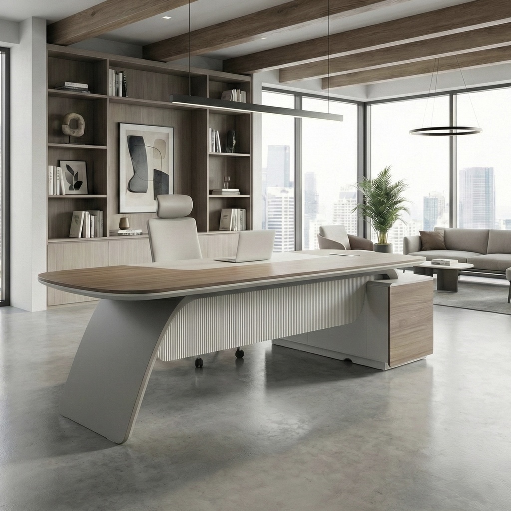 MESA ESCRITORIO EJECUTIVO MAGNUS 67"X 94" IZQUIERDO (2520T-24)