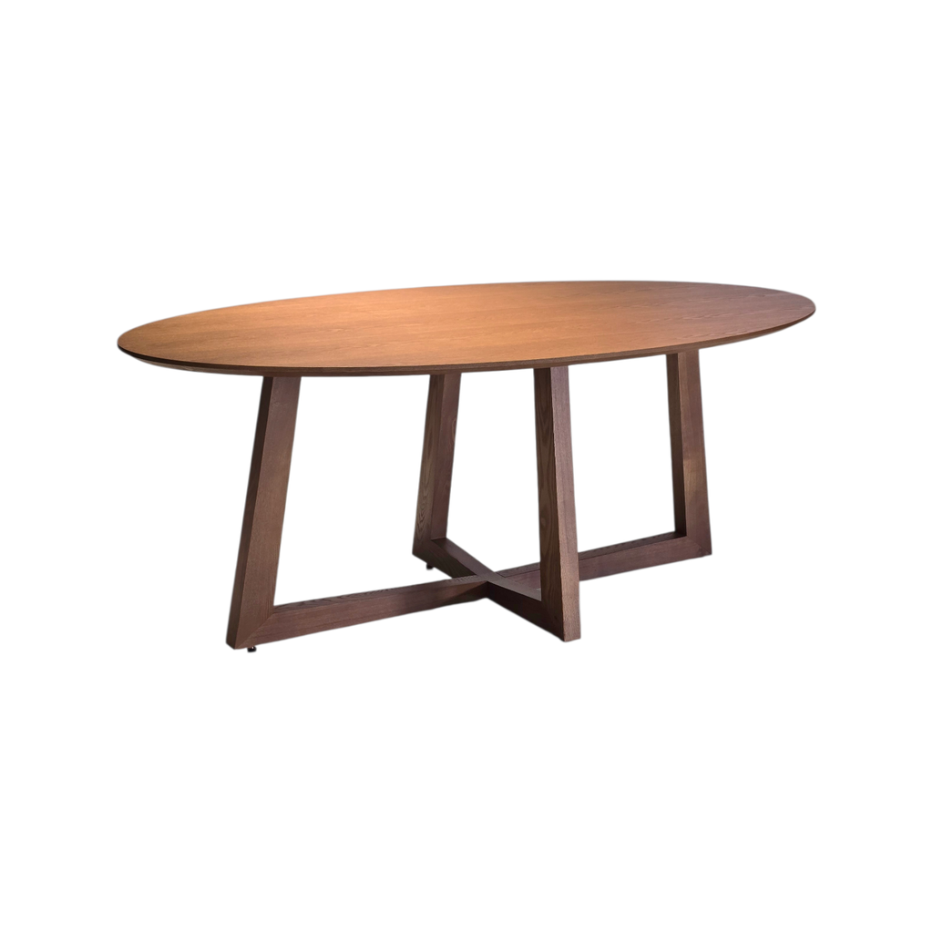 MESA, MADERA, COLOR NOGAL (ASH 08), OVALADA, MEYCY HOME