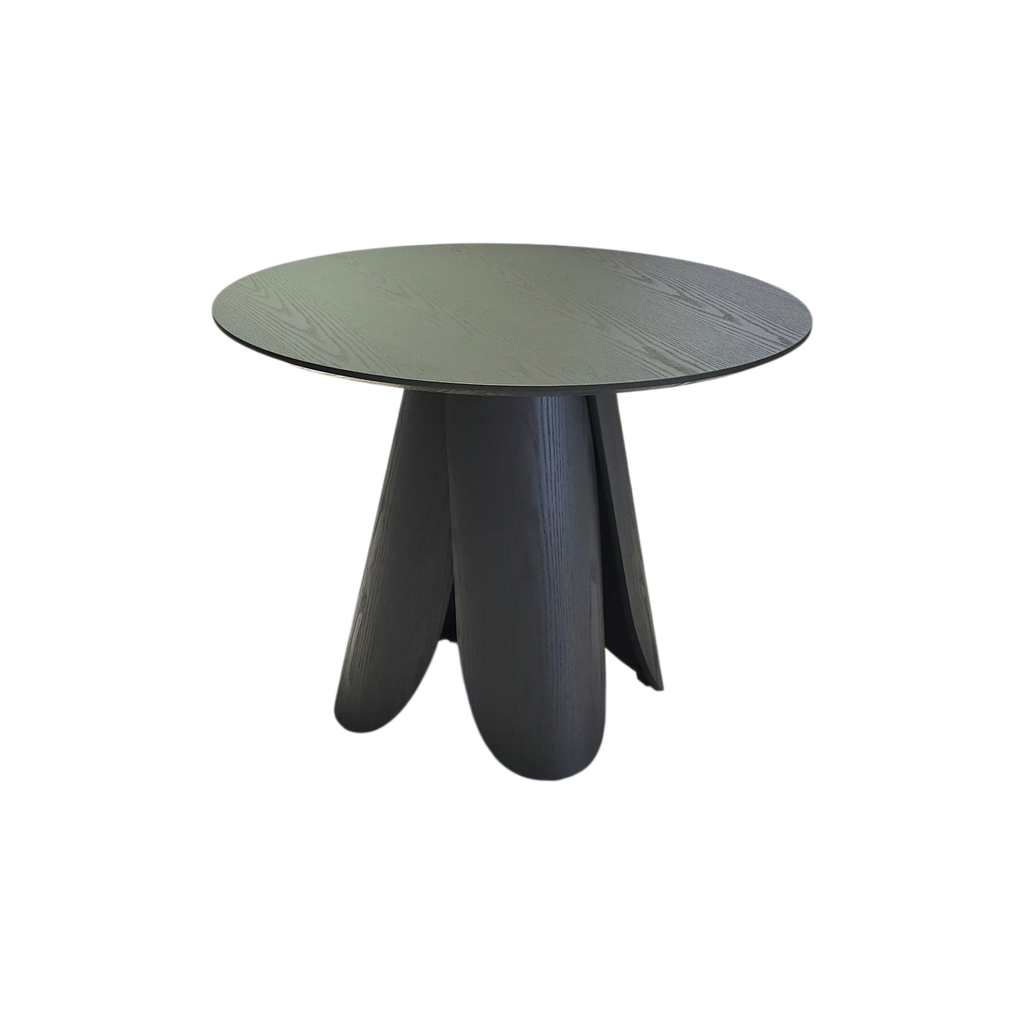 MESA, MADERA, COLOR VERDE OSCURO (ASH 21), DIÁMETRO 100 CM, MEYCY HOME