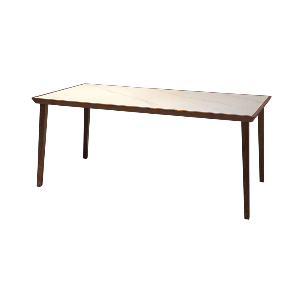 MESA, MADERA, COLOR NOGAL (ASH 08), TOPE CERÁMICA, MEYCY HOME