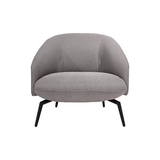 [BEA639TGC] BUTACA MOD. ARIA (639)- TAPIZADO EN TELA GRIS CLARO (ZB-01) - MEDIDAS: 30"X32"X29"