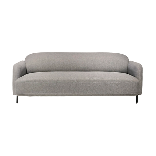 [S2PCON531TG] SOFA PARA 2 PERSONAS MOD. CONVEX (531) - TELA GRIS (ZB03)