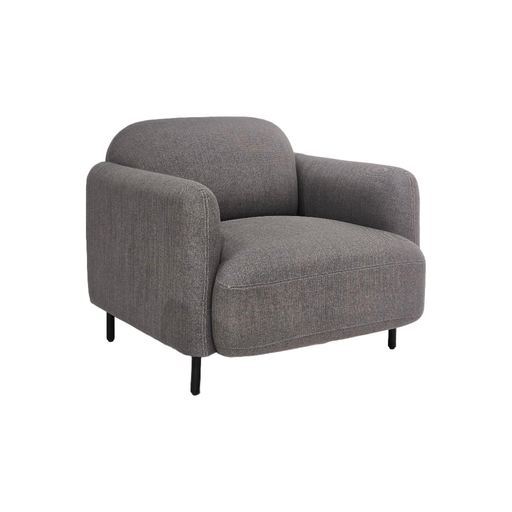 [BECON531TGG] BUTACA MOD. CONVEX (531) - TELA GRIS GRAFITO(M09)- MEDIDAS: 32"X33"X31"