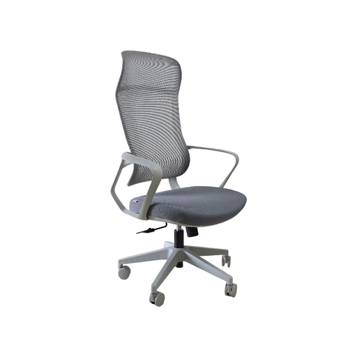 [SEONDAGCTGMG] SILLON EJECUTIVO ONDA (F26) GRIS CLARO - MESH GRIS - TELA GRIS  
