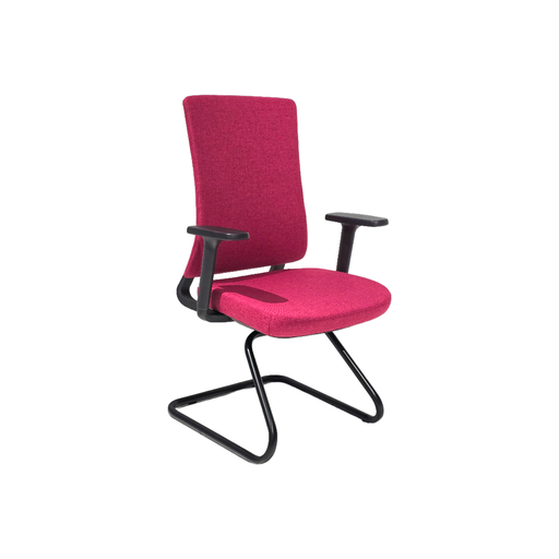 [BEORIGCTR] BUTACA EJECUTIVA ORION (F13) - GRIS CLARO - TELA ROJA