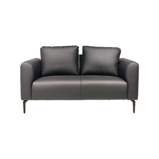 [S3PURBCPUN] SOFA PARA 3 PERSONAS MOD. URBAN CLASICO (724) - TAPIZADA EN PU NEGRO (YH-34)-MEDIDAS: 34"X78"X31"