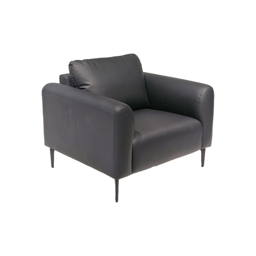 [BEURBCPUN] BUTACA MOD. URBAN CLASICO (724) - TAPIZADA EN PU NEGRO (YH-34)-MEDIDAS: 34"X38"X31"