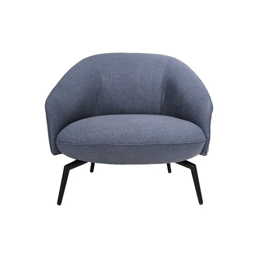 [BEA639TAZ] BUTACA MOD. ARIA (639)- TAPIZADO EN TELA AZUL (MY-38) - MEDIDAS: 30"X32"X29" 