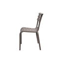 SILLA MOD. HERA - POLIPROPILENO- COLOR CAPPUCCINO - SIN BRAZOS