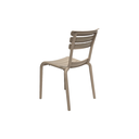 SILLA MOD. HERA - POLIPROPILENO- COLOR CREMA CLARO - SIN BRAZOS