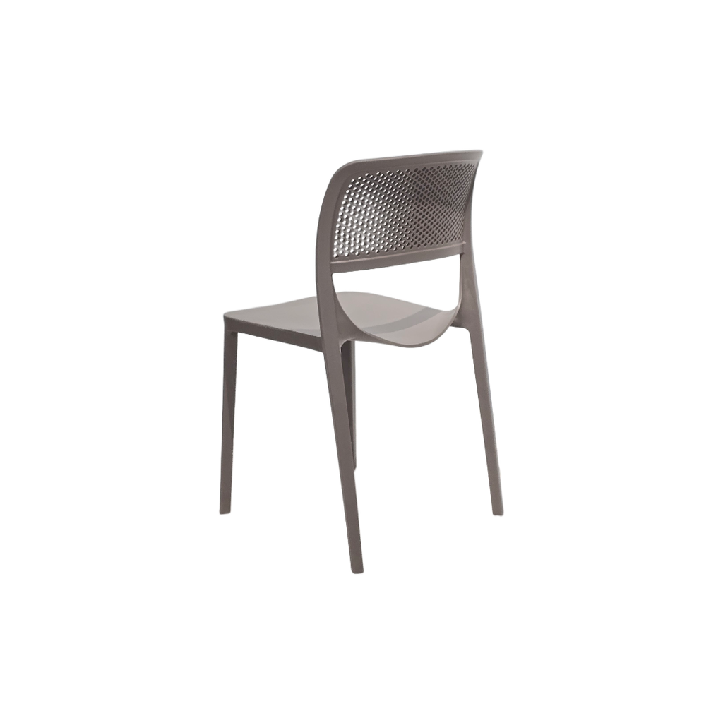 SILLA MOD. MILA - POLIPROPILENO- COLOR CAPPUCCINO
