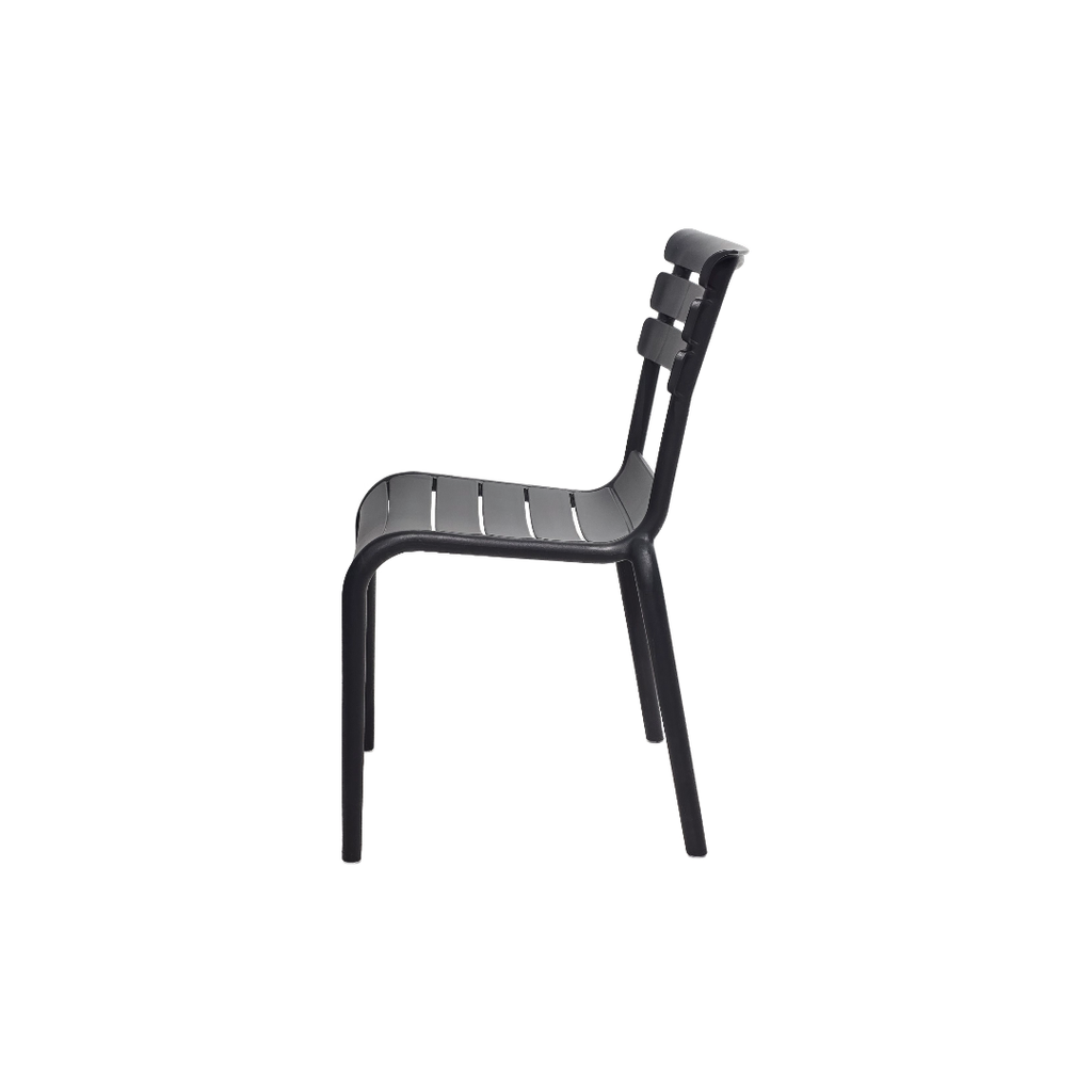 SILLA MOD. HERA - POLIPROPILENO- COLOR ANTRACITA (NEGRO) - SIN BRAZOS