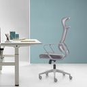 SILLON EJECUTIVO ONDA (F26) - MESH NEGRO - TELA NEGRO 