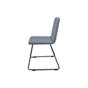 BUTACA EJECUTIVA 3174 GRIS COMPLETA - METAL NEGRO