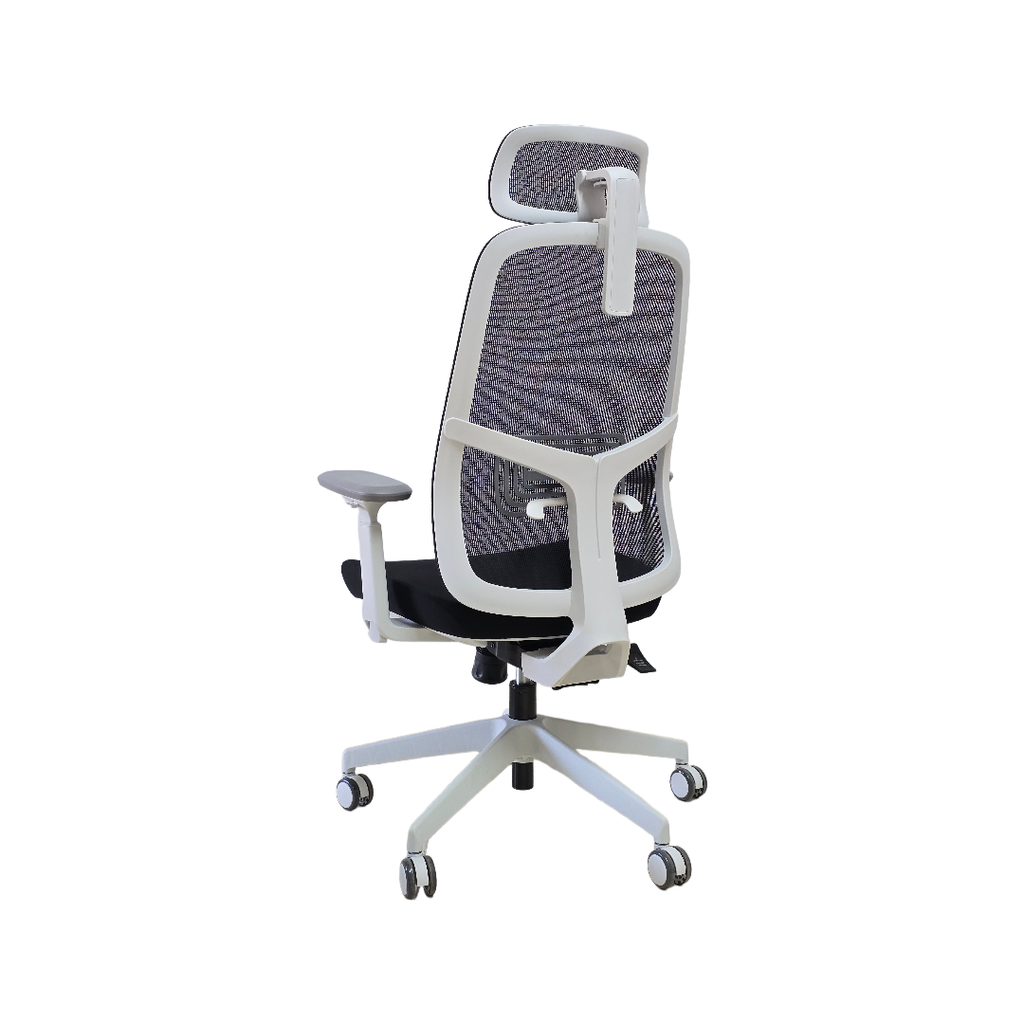 SILLON EJECUTIVO NEXA (F34) GRIS CLARO - MESH NEGRO- TELA NEGRA