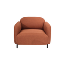 BUTACA MOD. CONVEX (531) - TELA NARANJA(ZB07)- MEDIDAS: 32"X33"X31" 