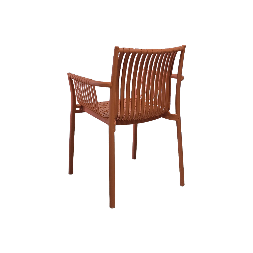 SILLA MOD. VICTOR -  POLIPROPILENO - COLOR TERRACOTTA
