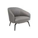 BUTACA MOD. ARIA (639)- TAPIZADO EN PU GRIS CEMENTO(YH-99) - MEDIDAS: 30"X32"X29" 