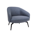 BUTACA MOD. ARIA (639)- TAPIZADO EN TELA AZUL (MY-38) - MEDIDAS: 30"X32"X29" 