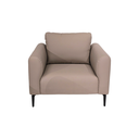 BUTACA MOD. URBAN CLASICO (724) - TAPIZADA EN PU KHAKI OSCURO (YH-97)-MEDIDAS: 34"X38"X31" 