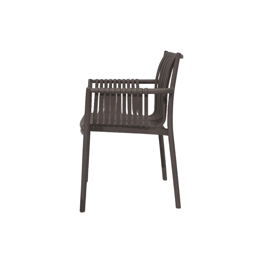 SILLA MOD. VICTOR -  POLIPROPILENO - COLOR CAPPUCCINO