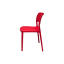 SILLA MOD. MILA - POLIPROPILENO- COLOR ROJO