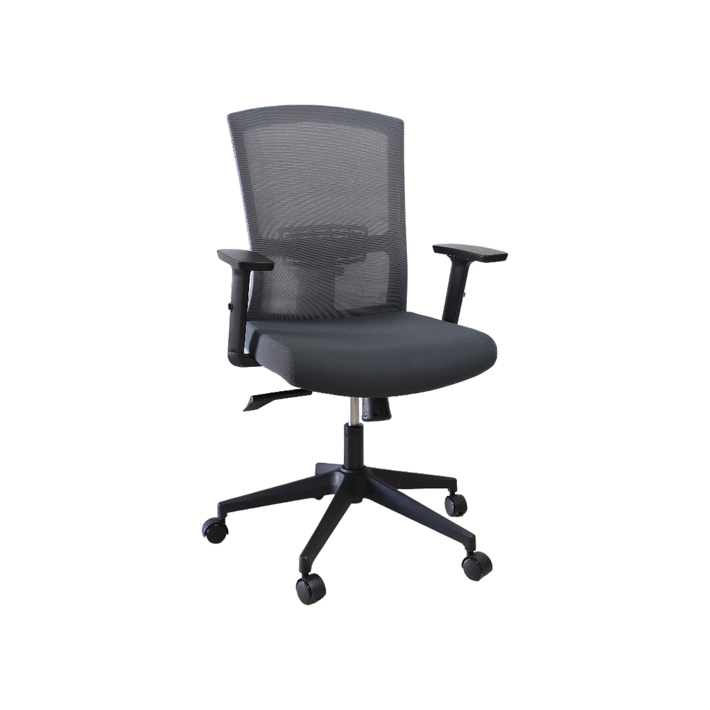 SILLON SEMI EJECUTIVO MOD.2227 NEGRO GRIS