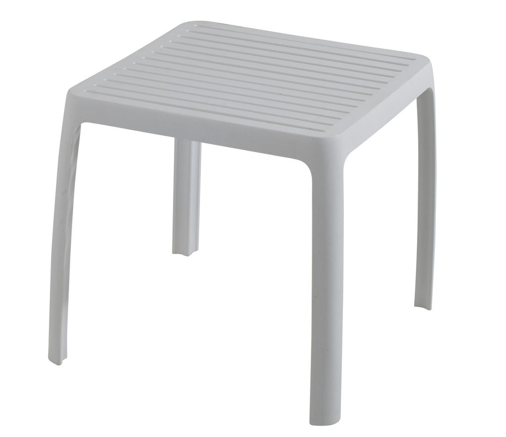 MESA DE ESQUINA WAVE BLANCA