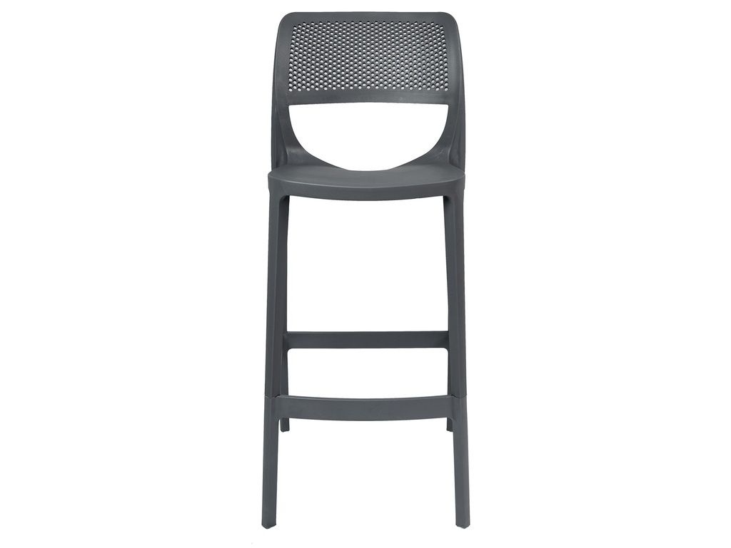 TABURETE MOD. MILA-  POLIPROPILENO- COLOR NEGRO