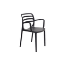 1-045865 SILLON MOD.LAURA XL - POLIPROPILENO - COLOR ANTRACITO 